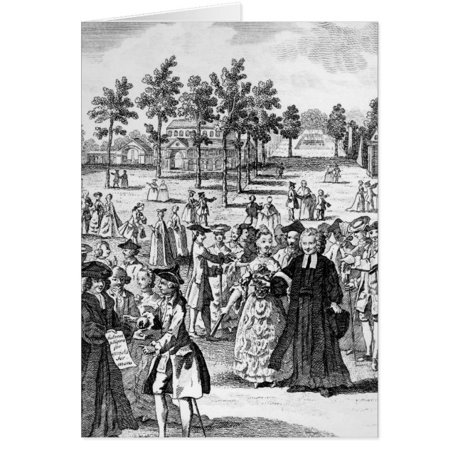 Laurence Sterne Hälsningskort (Framsidan)