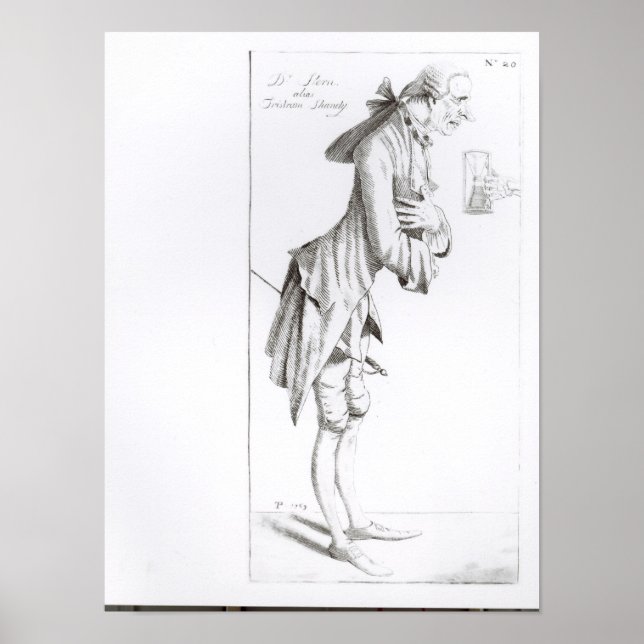 Laurence Sterne Poster (Framsidan)