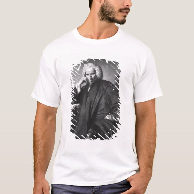 Laurence Sterne som inristas av Edward Fisher T-shirt (Framsida)