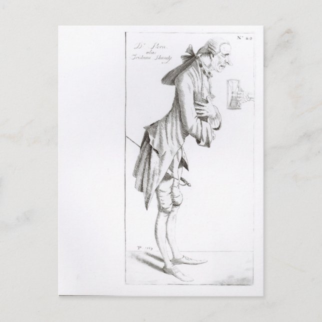 Laurence Sterne Vykort (Framsida)