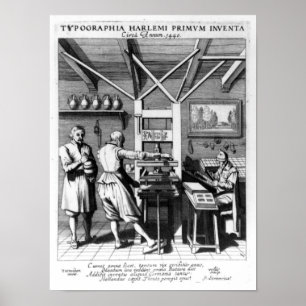 Laurens Janszoon Kosters binderi Poster