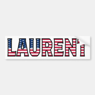 Laurent Namn Vorname USA Aufkleber Sticker Auto Bildekal
