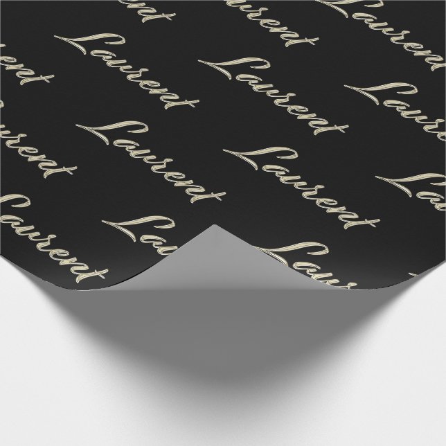 Laurent Vorname Name edles Geschenkpapier Papier Presentpapper (Hörn)