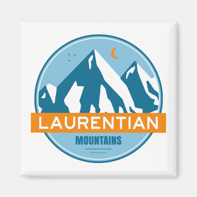 Laurentian Mountains Quebec Kanada Magnet (Framsidan)