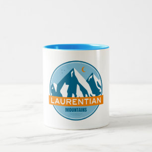 Laurentian Mountains Quebec Kanada Två-Tonad Mugg