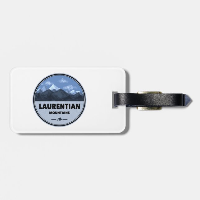 Laurentiska bergen Quebec Kanada Camping Bagagebricka (Baksida Vågrät)