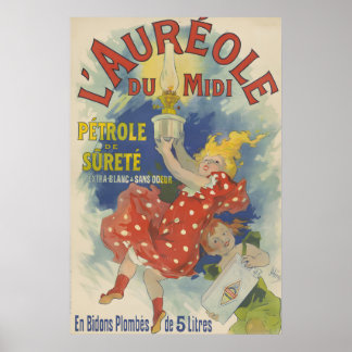 L'Aureole du Midi - Jules Cheret Vintage French Poster