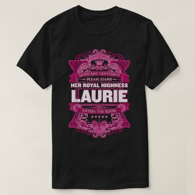 Laurie First Namn T Shirt (Design framsida)