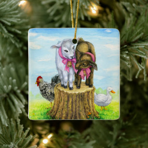 Laurie's Critters Julgransprydnad Keramik