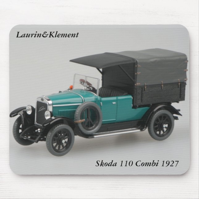 Laurin&Klement Skoda 110 Combi Mousepad 1927 Musmatta (Framsidan)