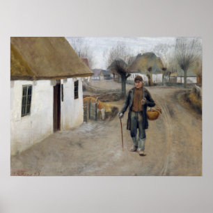 Laurits Andersen Ring Road through a Village Poster