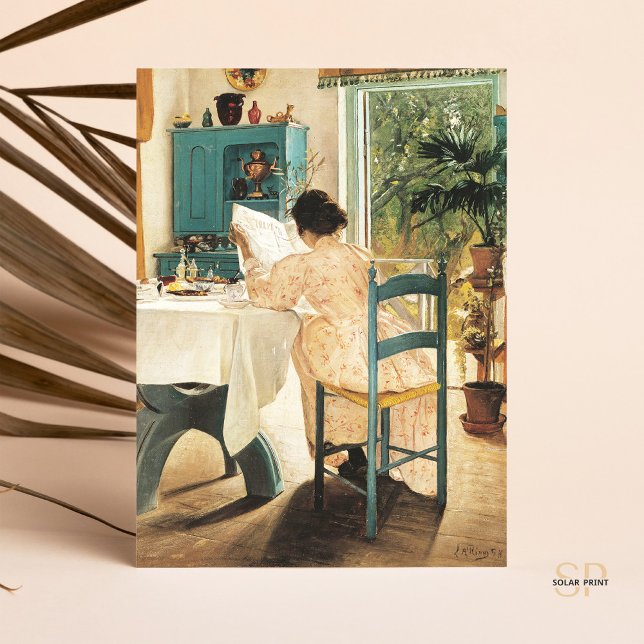 Laurits Andersen Ring vid frukost Painting Art Pr Vykort (Skapare uppladdad)