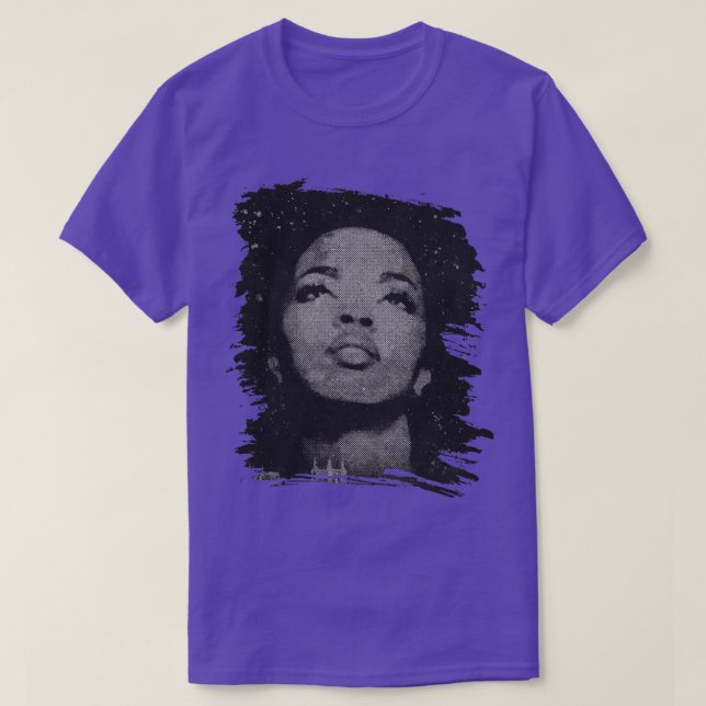 Lauryn backe Retro Poster T Shirt (Design framsida)