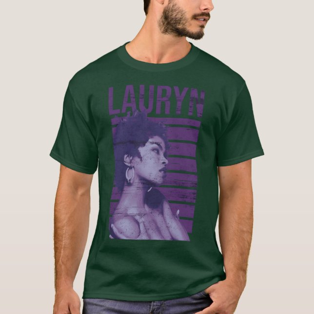 Lauryns Hills Rappare rolig T Shirt (Framsida)