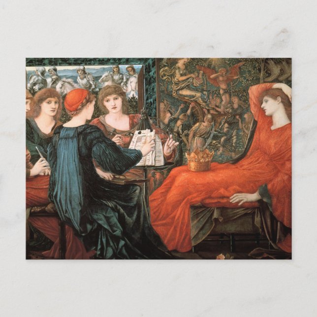 Laus Veneris av Sir Edward Burne-Jones vykort (Framsida)
