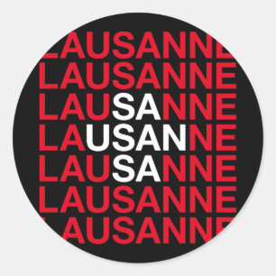 LAUSANNE RUNT KLISTERMÄRKE