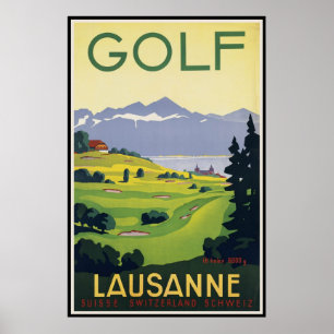 Lausanne Schweitz Poster