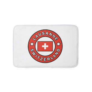Lausanne Schweiz Badrumsmatta
