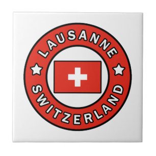 Lausanne Schweiz Kakelplatta
