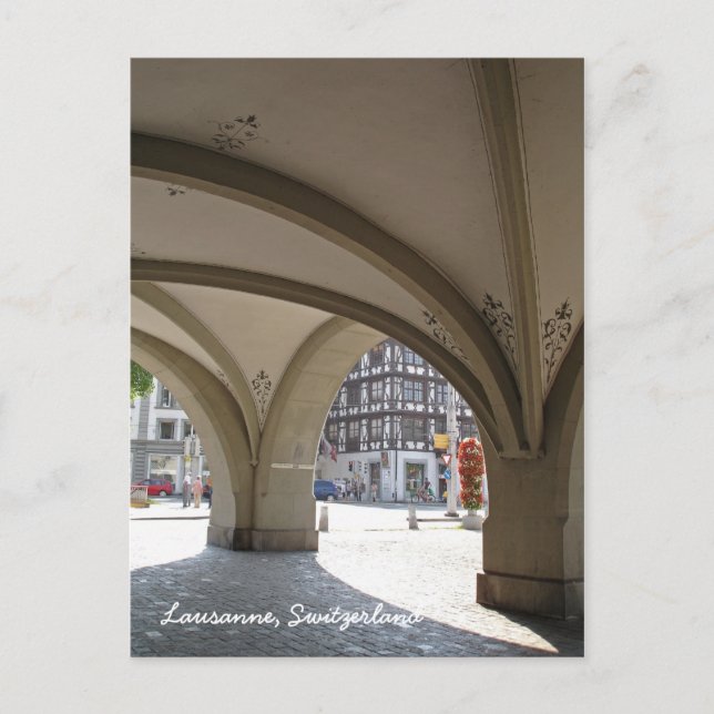 Lausanne, Schweiz Vykort (Framsida)