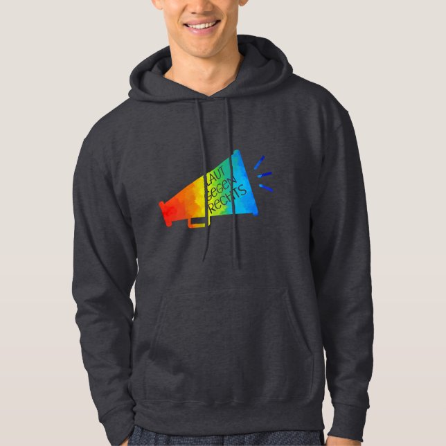 Laut gegen Rechts Nr 01 Hoodie (Framsida)