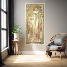 L'Automne Season Art nouveau Alphonse Mucha Poster
