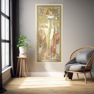 L'Automne Season Art nouveau Alphonse Mucha Poster