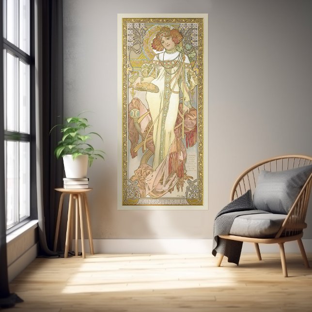 L'Automne Season Art nouveau Alphonse Mucha Poster (Skapare uppladdad)