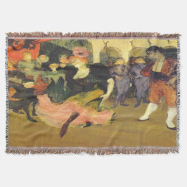 Lautrec Throw Blanket - Berömd Art - Gåvor Filt