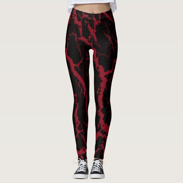 Lava - Burgundy Leggings (Framsida)