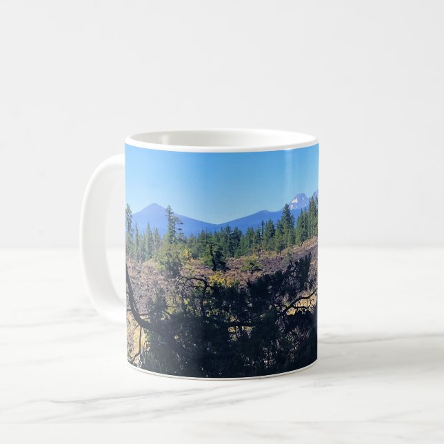 Lava Cast Forest, Oregon Kaffemugg (Framsida vänster)