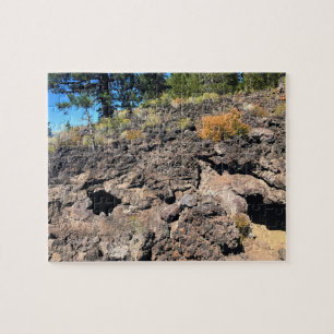 Lava Cast Forest, Oregon Pussel