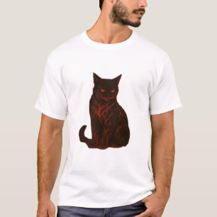 Lava cat överstor t-shirt