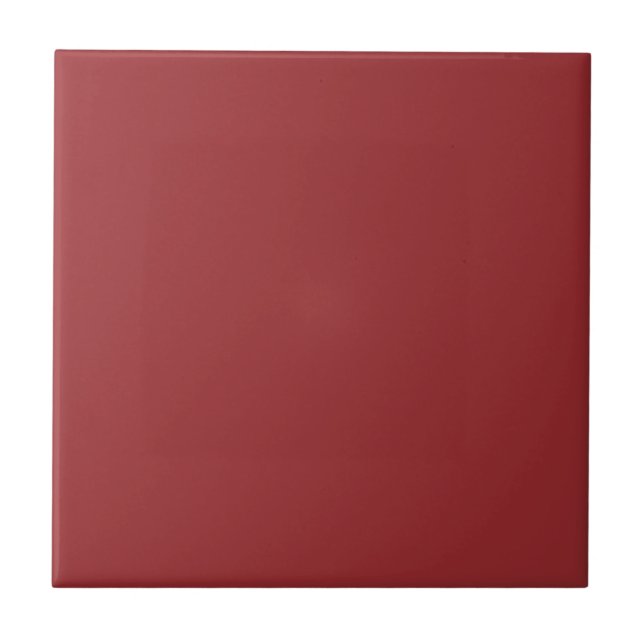 Lava Falls Red Solid Färg Skriv ut, Burgundy Kakelplatta (Framsidan)