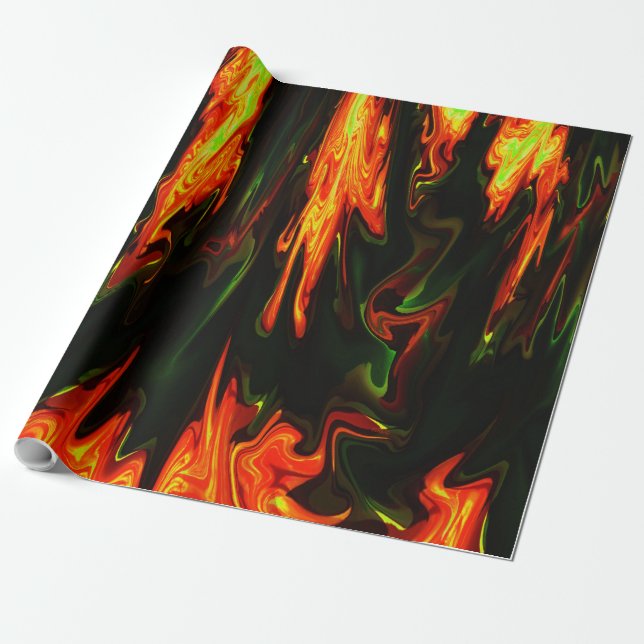 Lava Flames... Presentpapper (Utrullad)