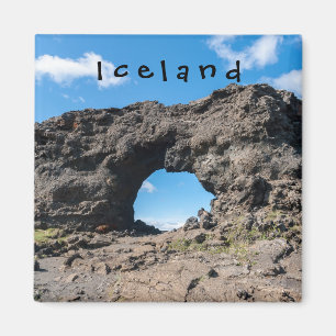 Lava-fönster vid Dimmuborgir, Myvatn area - Island Magnet