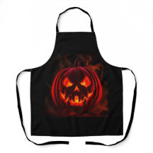 Lava Glow Pumpkin Halloween Förkläde
