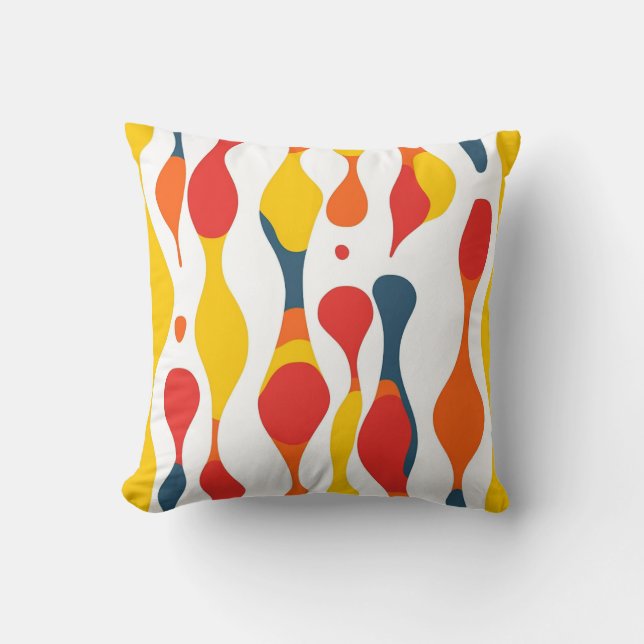 Lava Groove Pillow Cushion Kudde (Framsida)