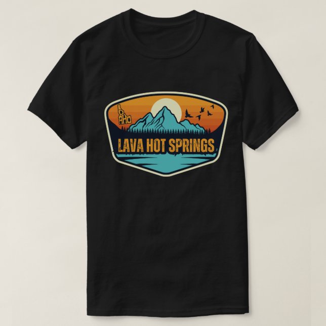 Lava Hot Springs, Idaho T Shirt (Design framsida)