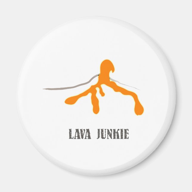 Lava Junkie (general) Magnet (Framsidan)