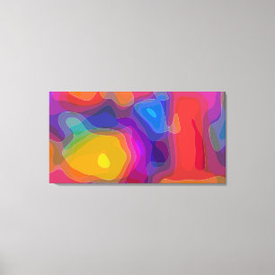 Lava Lamp Lands Canvastryck