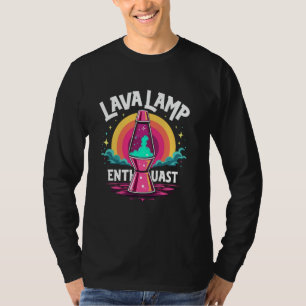 Lava Lampa Retro Estetik Psykedelisk Groovy Vibbar T Shirt