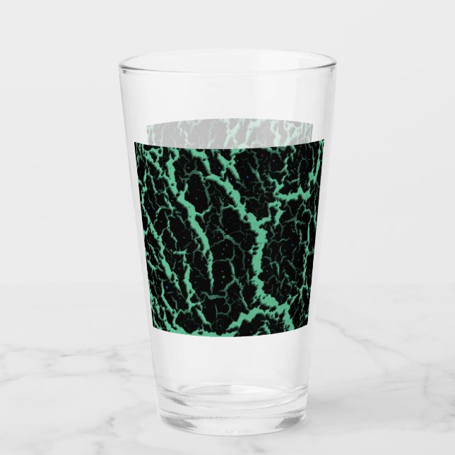 Lava - Mint - krackat blanksteg Glaskopp (Framsida)