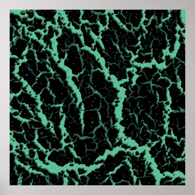 Lava - Mint - krackat blanksteg Poster (Framsidan)