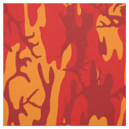 Lava röda Camo Tyg