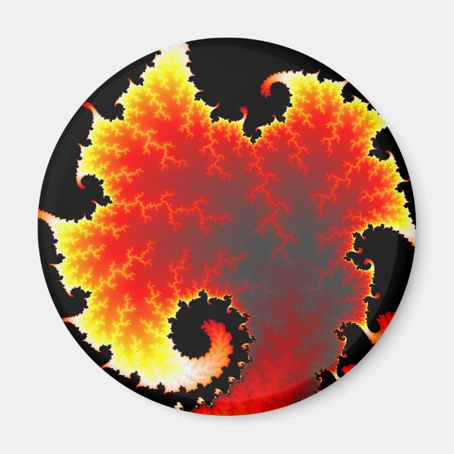 Lava Sea - Fractal Magnet (Framsidan)