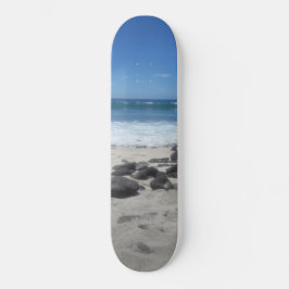 Lava Sten Beach Ocean Vågar Mini Skateboard Bräda 18,5 Cm