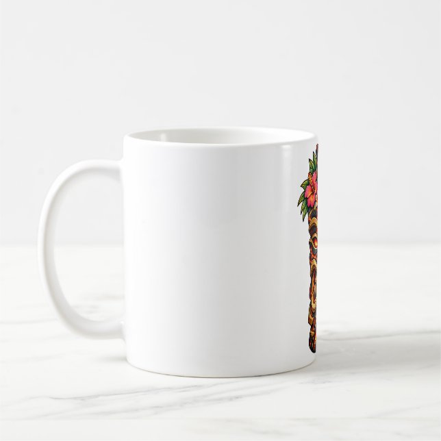 Lava Stone Tiki Kaffemugg (Vänster)