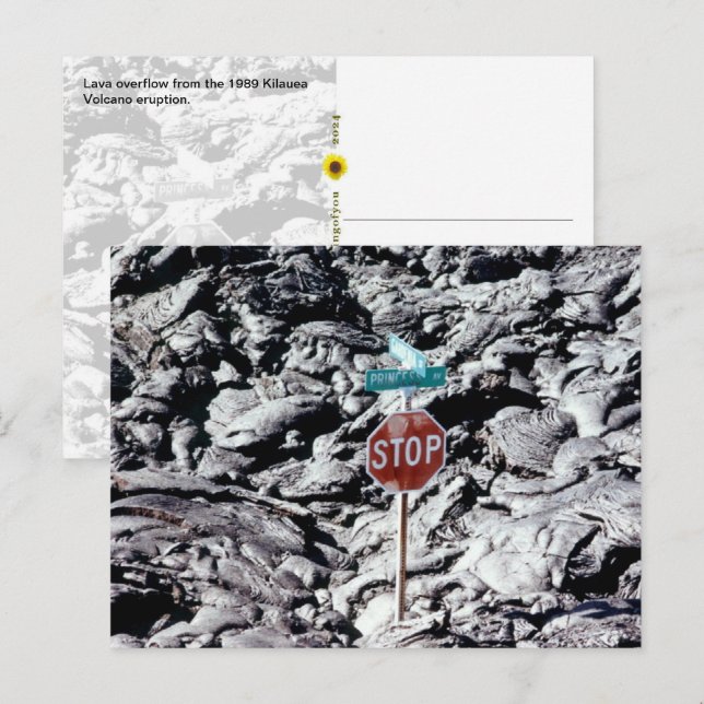 Lava Stop, Hawai'i - Vykort (Fram/baksida)