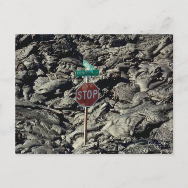 Lava Stop Photo Vykort (Framsida)